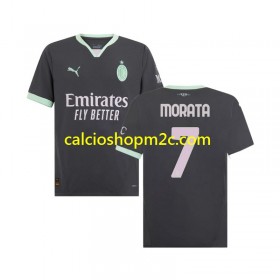 AC Milan Morata 7 Maglia Terza 2024/2025 Manica Corta